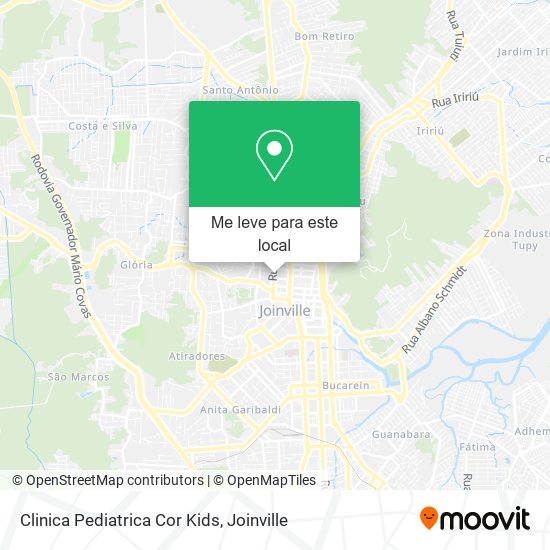Clinica Pediatrica Cor Kids mapa
