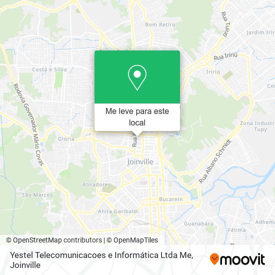 Yestel Telecomunicacoes e Informática Ltda Me mapa