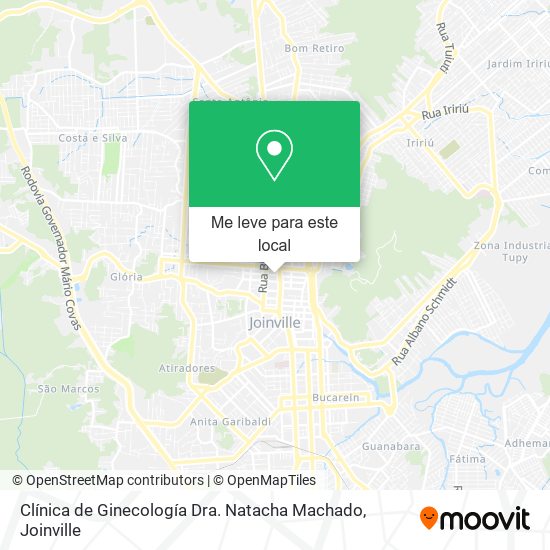 Clínica de Ginecología Dra. Natacha Machado mapa