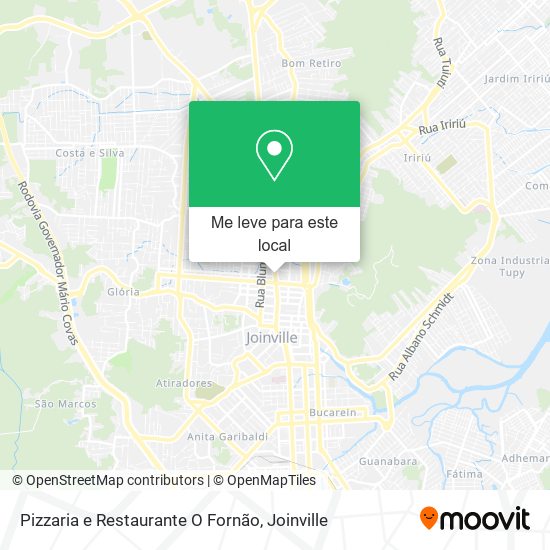 Pizzaria e Restaurante O Fornão mapa