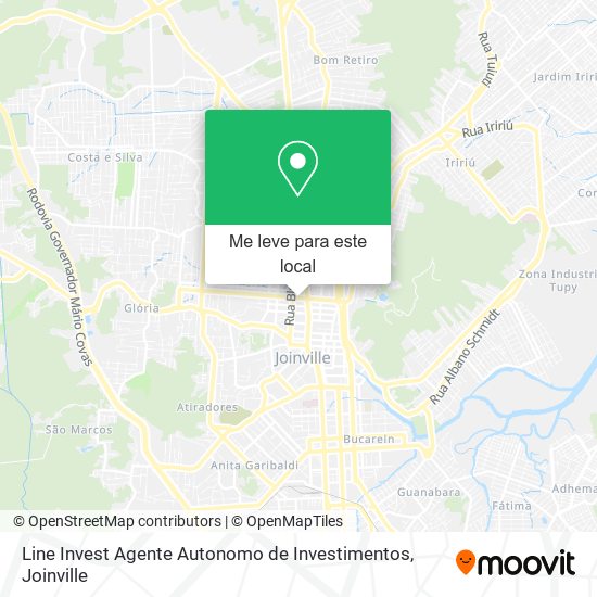 Line Invest Agente Autonomo de Investimentos mapa