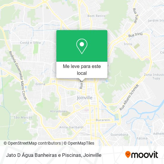 Jato D Água Banheiras e Piscinas mapa
