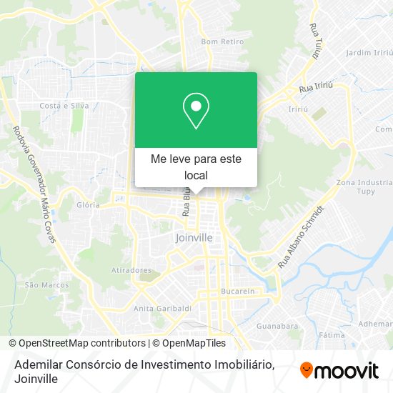 Ademilar Consórcio de Investimento Imobiliário mapa