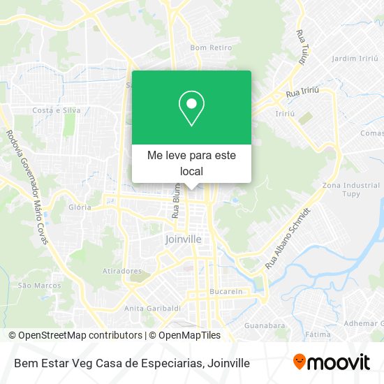 Bem Estar Veg Casa de Especiarias mapa