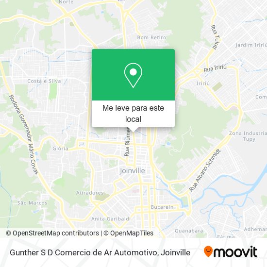 Gunther S D Comercio de Ar Automotivo mapa