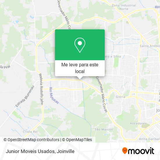 Junior Moveis Usados mapa