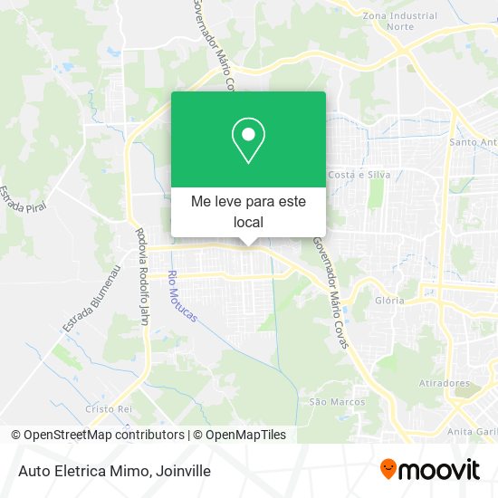 Auto Eletrica Mimo mapa