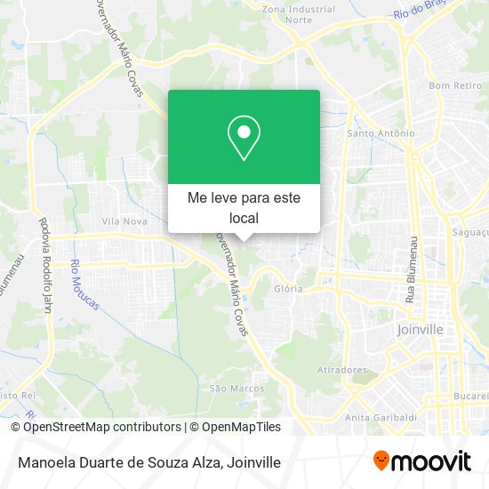 Manoela Duarte de Souza Alza mapa
