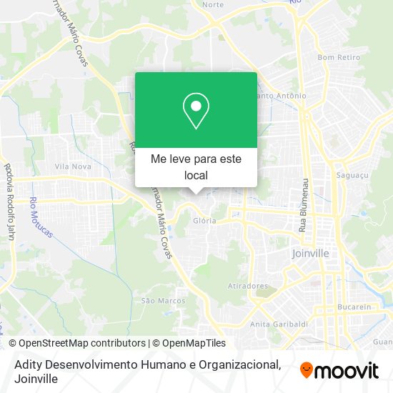 Adity Desenvolvimento Humano e Organizacional mapa