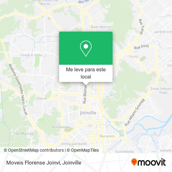 Moveis Florense Joinvi mapa