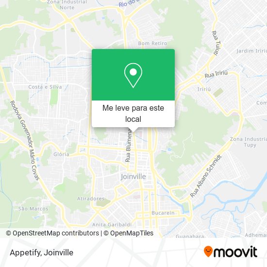 Appetify mapa