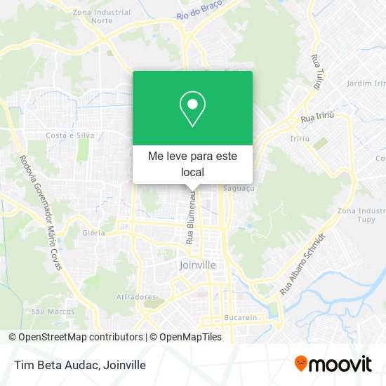 Tim Beta Audac mapa