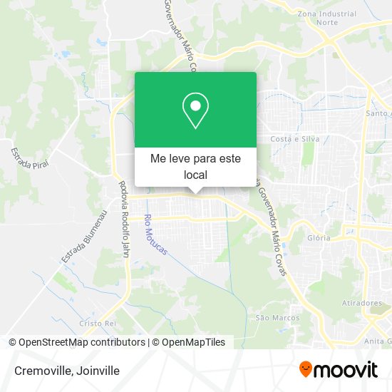 Cremoville mapa