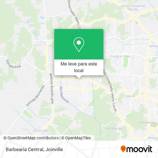 Barbearia Central mapa