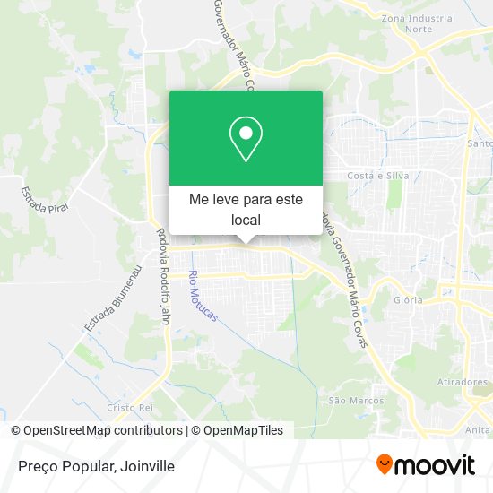 Preço Popular mapa