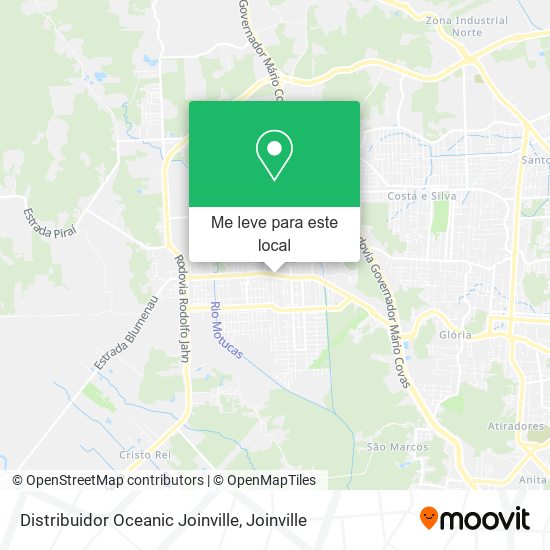 Distribuidor Oceanic Joinville mapa