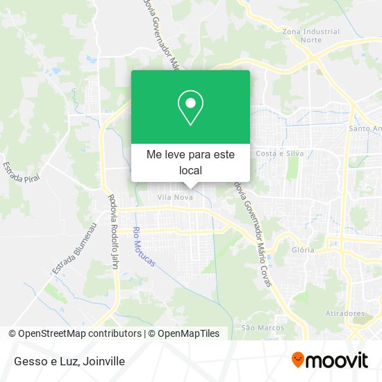 Gesso e Luz mapa