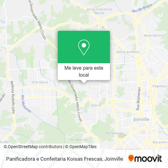 Panificadora e Confeitaria Koisas Frescas mapa