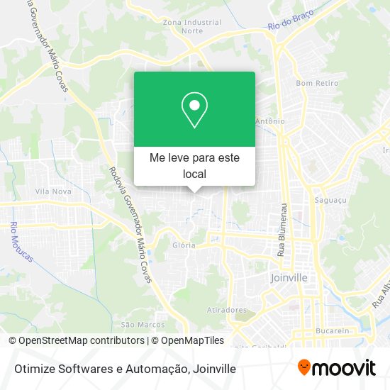 Otimize Softwares e Automação mapa