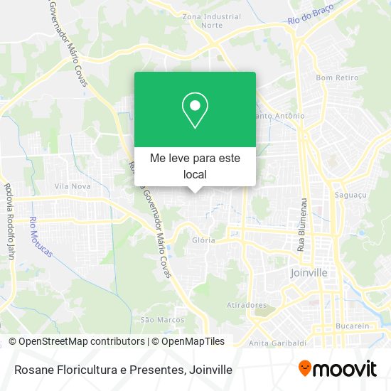 Rosane Floricultura e Presentes mapa