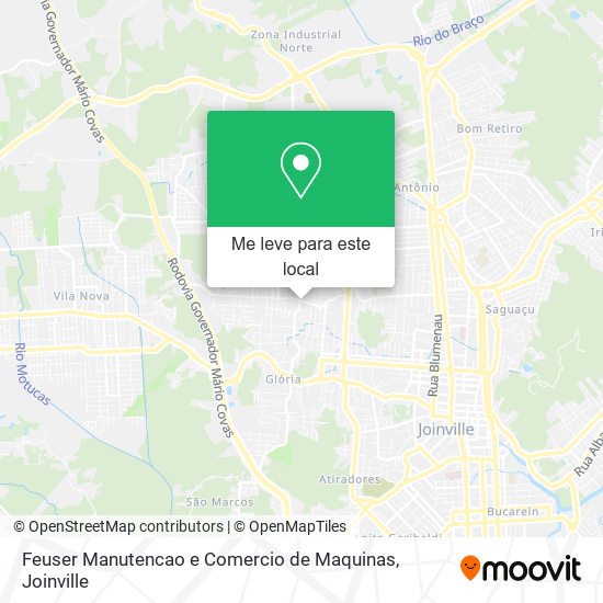 Feuser Manutencao e Comercio de Maquinas mapa