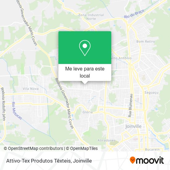 Attivo-Tex Produtos Têxteis mapa