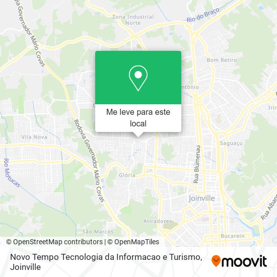 Novo Tempo Tecnologia da Informacao e Turismo mapa