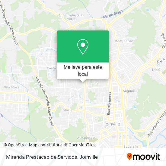 Miranda Prestacao de Servicos mapa