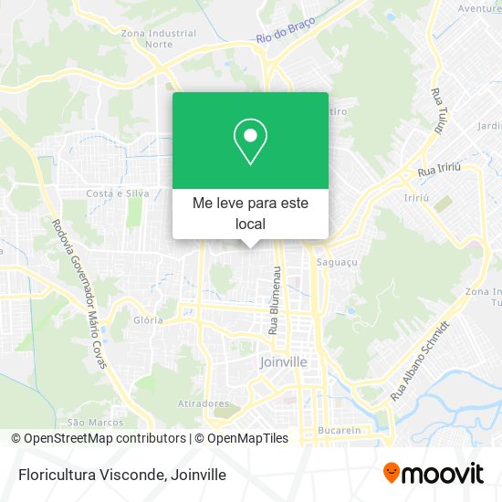 Floricultura Visconde mapa