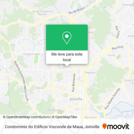 Condominio do Edificio Visconde de Maua mapa