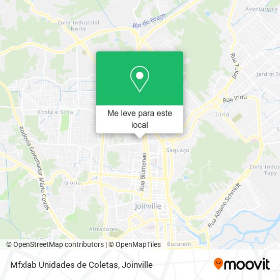 Mfxlab Unidades de Coletas mapa