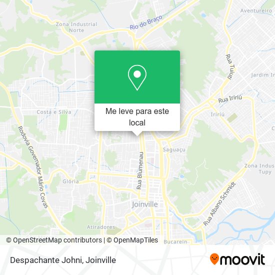 Despachante Johni mapa