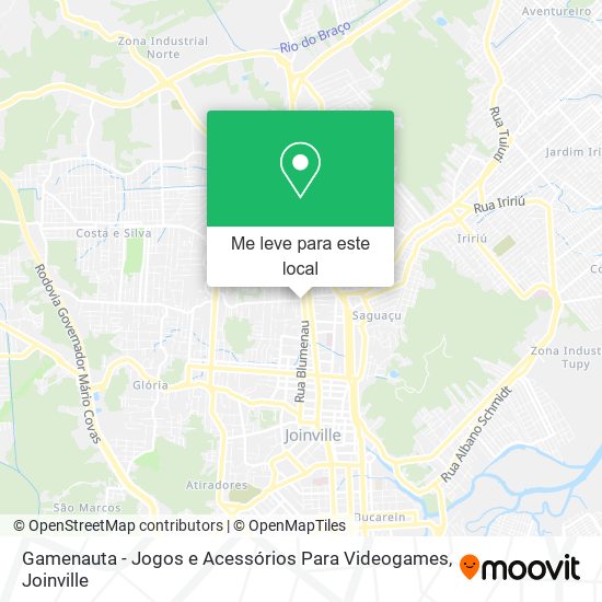 Gamenauta - Jogos e Acessórios Para Videogames mapa