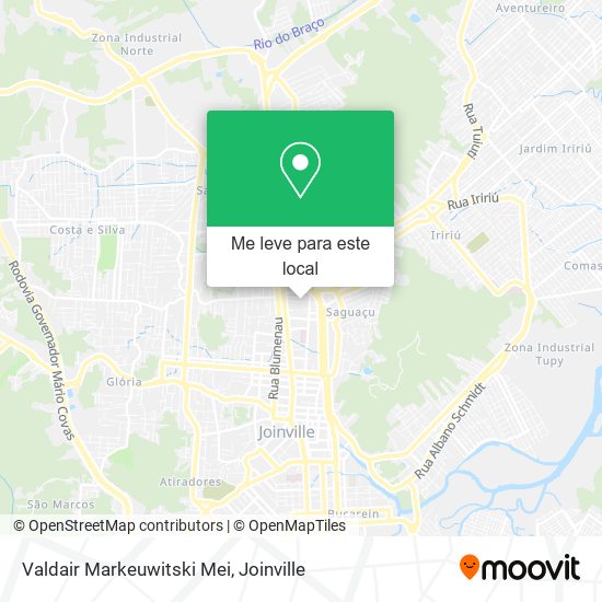 Valdair Markeuwitski Mei mapa
