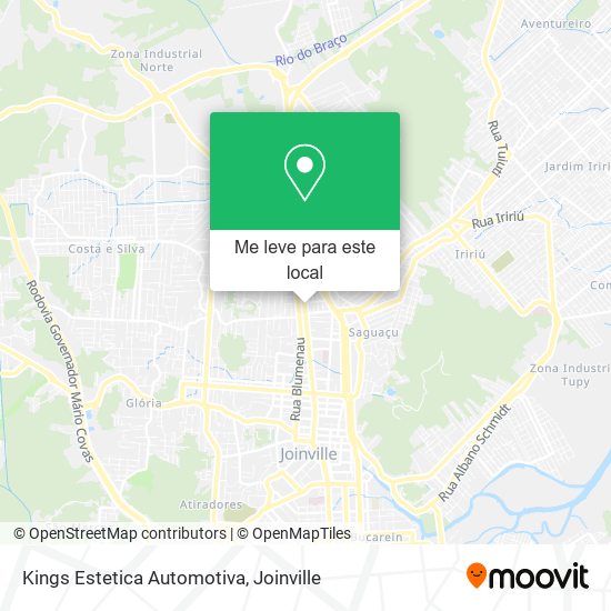 Kings Estetica Automotiva mapa