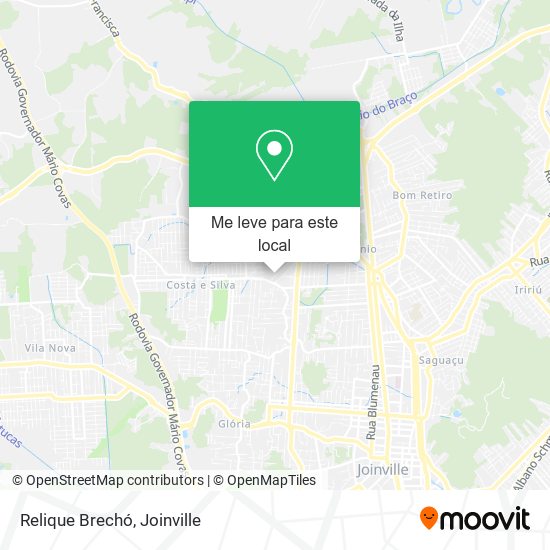 Relique Brechó mapa