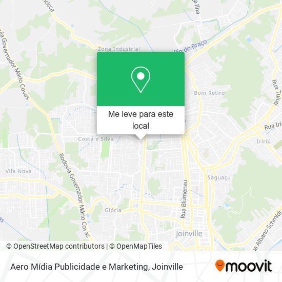 Aero Mídia Publicidade e Marketing mapa