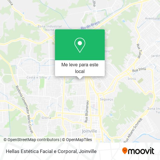 Hellas Estética Facial e Corporal mapa