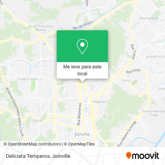Deliciata Temperos mapa
