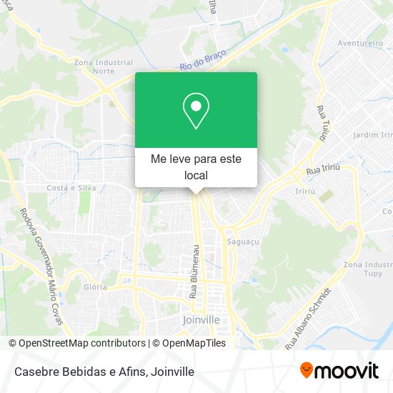 Casebre Bebidas e Afins mapa