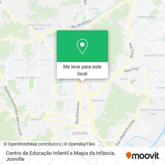Centro de Educação Infantil a Magia da Infância mapa