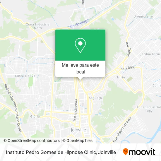 Instituto Pedro Gomes de Hipnose Clinic mapa