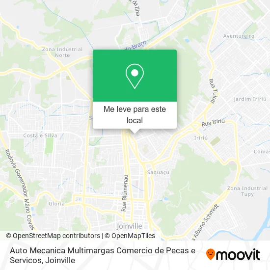 Auto Mecanica Multimargas Comercio de Pecas e Servicos mapa