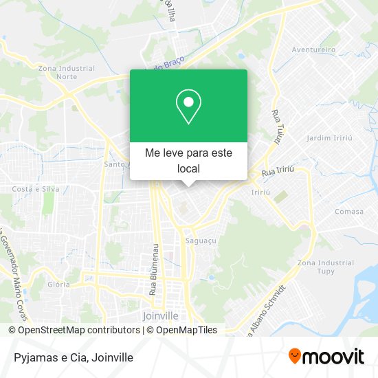 Pyjamas e Cia mapa