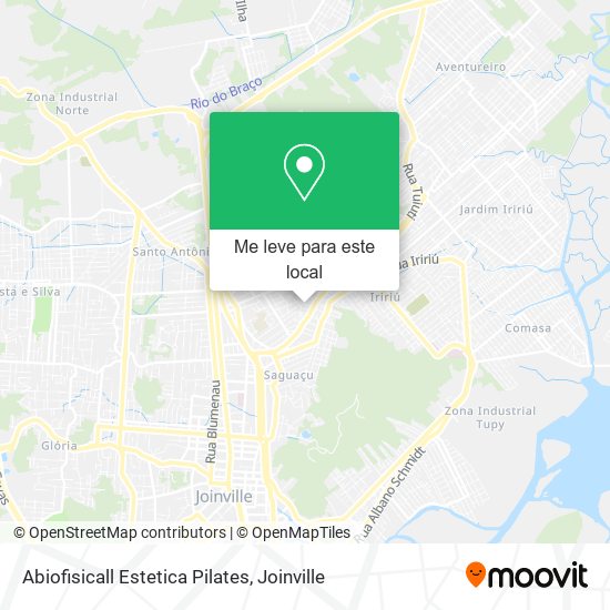 Abiofisicall Estetica Pilates mapa