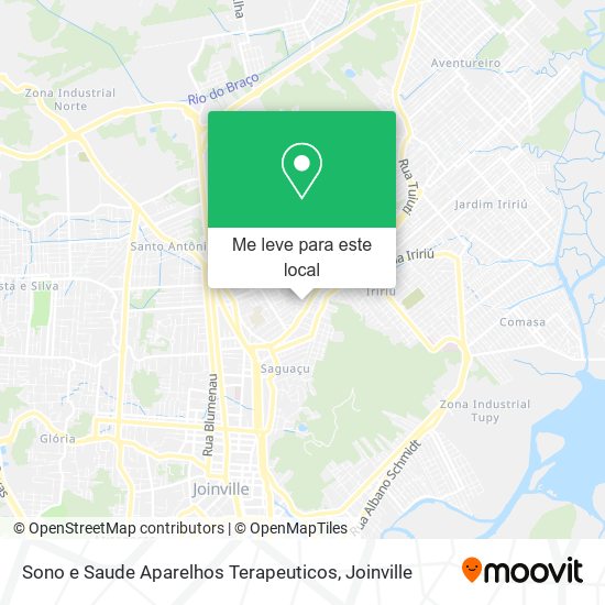 Sono e Saude Aparelhos Terapeuticos mapa