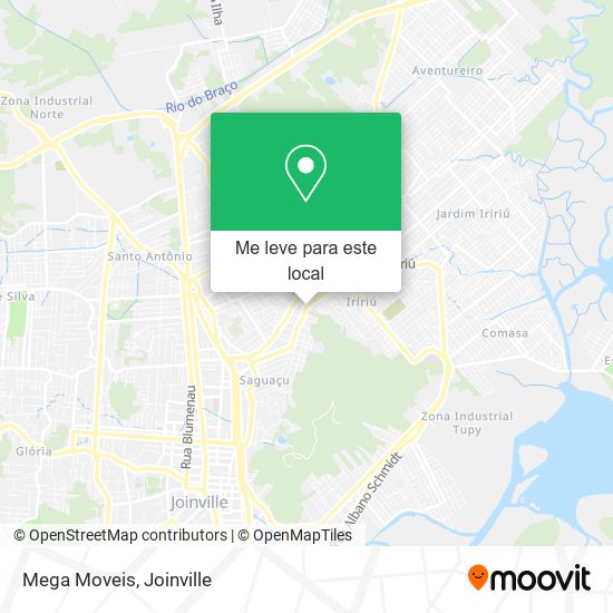 Mega Moveis mapa