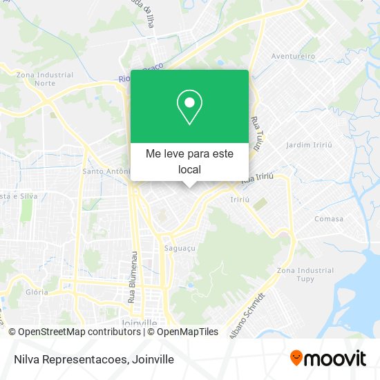 Nilva Representacoes mapa