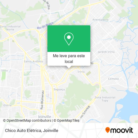 Chico Auto Elétrica mapa