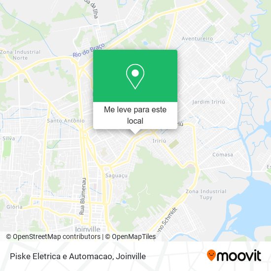 Piske Eletrica e Automacao mapa